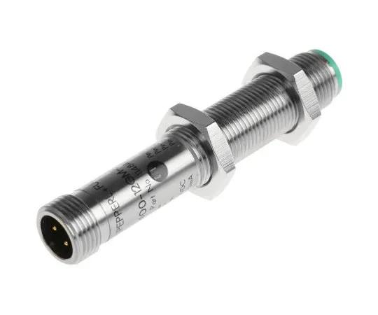63-7558-44 Pepperl + Fuchs Ultrasonic Sensor Barrel M12 x 1, 30 → 400 mm, PNP-NO, M12 - 4 Pin IP67 UB400-12GM-E5-V1