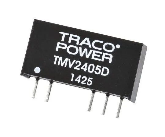63-7658-41 TRACOPOWER TMV 1W Isolated DC-DC Converter Through Hole, Voltage in 21.6 → 26.4 V dc, Voltage out ±5V dc TMV 2405D