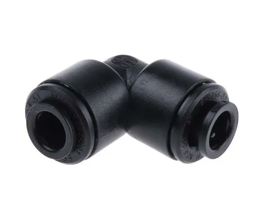 63-7718-48 John Guest Pneumatic Elbow Tube-to-Tube Adapter Push In 6 mm to Push In 6 mm PM0306E
