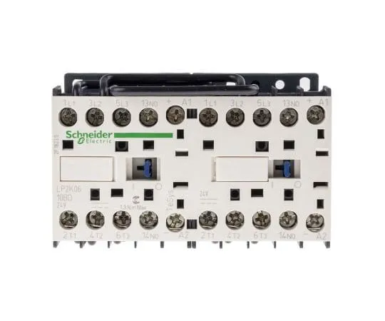 63-7633-37 Schneider Electric 3 PoleReversing Reversing Contactor, 6 A, 24 V dc Coil, TeSys K, 3NO, 3 kW LP2K0610BD