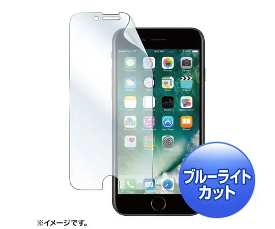 67-0475-98 Blue Light Cut LCD Fingerprint Antireflective Film for iPhone 7 Plus PDA-FIP66BCAR
