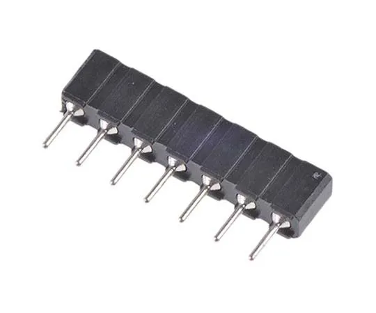 63-7713-94 7 Way Preci-Dip Straight Through Hole 2.54mm SIL Socket, Solder, 3A 100 V ac, 150 V dc 310-87-107-01-640101