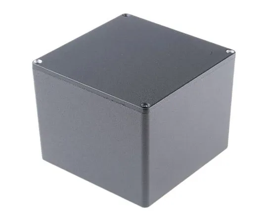 63-7613-09 Hammond 1590, Die Cast Aluminium Enclosure, IP54, Shielded, 119.5 x 119.5 x 90mm 1590VBK