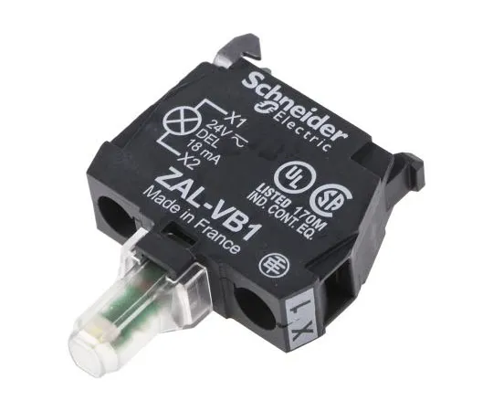 63-7633-79 Schneider Electric Harmony ZALV Light Block LED White 24 V Screw terminal ZALVB1