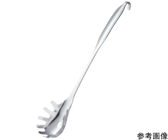 67-2468-66 18-8 One Piece Ladle, Rice Scoop Series (Integrally Molding) Pasta Fork 0