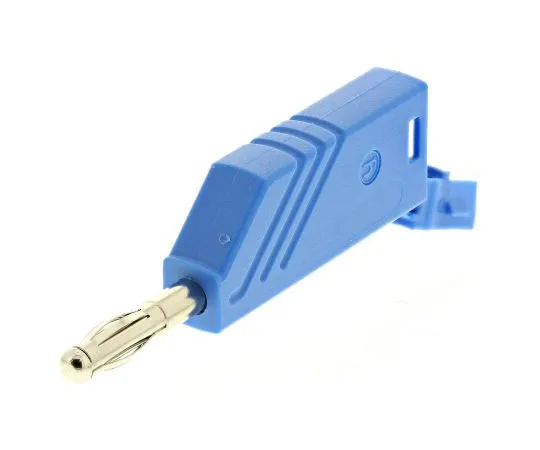63-7601-09 Blue Male Banana Plug Screw 60V dc 934100102