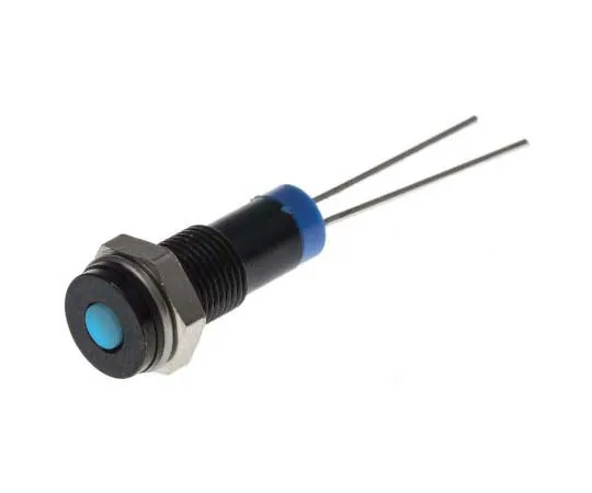 63-7708-42 RS PRO Blue Indicator, 2 V dc, 6mm Mounting Hole Size, Lead Pins Termination, IP67 700-1609