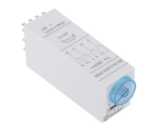 63-7551-94 Finder Interval, ON Delay, Pulse Delay, Symmetrical Flash Multi Function Timer Relay, 14-Pin Connector, 0.05 → 85.04.0.024.0000
