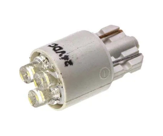 63-7747-23　LED Reflector Bulb, Wedge, White, 10.4mm dia., 24 V dc　LE-0903-04W