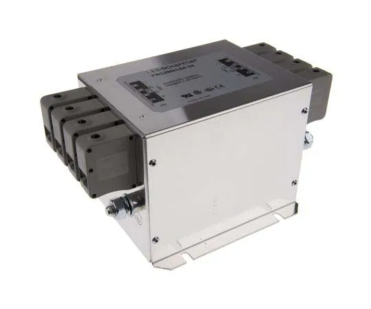 63-7730-70　Schaffner FN 3280 Series 64A 520 V ac 60Hz Flange Mount RFI Filter, with Screw Terminals　FN3280H-64-34