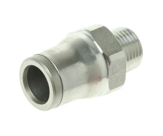 63-7617-11 Legris Pneumatic Straight Threaded-to-Tube Adapter, NPT 1/8 Male, Push In 8 mm 3805 08 11