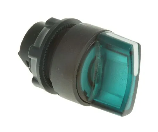 63-7632-07 Schneider Electric Harmony XB5 2 Position Selector Switch Head Standard Handle Green Latching ZB5AK1233