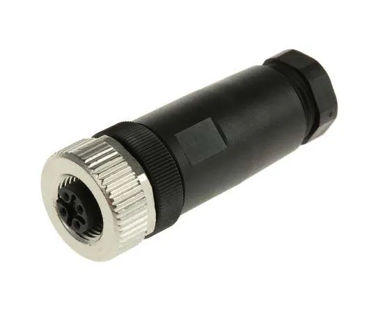 63-7726-37 Binder 713 Series M12 Cable Mount Connector, 5 contacts Plug 99-0436-12-05