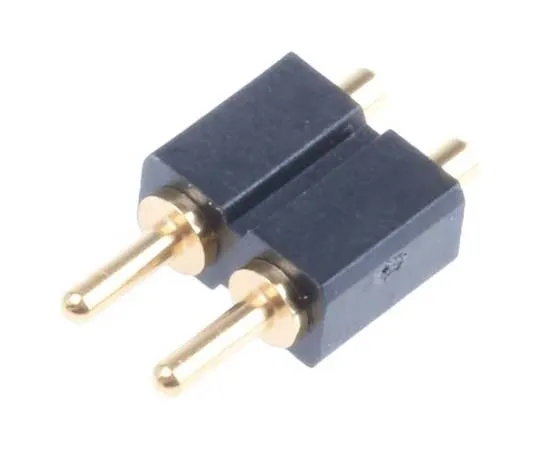 63-7713-67 Preci-Dip 2.54mm 2-Way Spring Loaded Connector, -Row Male, Through Hole, 811-S1-002-10-014101 811-S1-002-10-014101