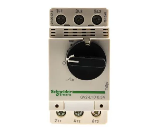 63-7630-71 Schneider Electric TeSys 690 V Motor Protection Circuit Breaker, 3P Channels, 4 → 6 A, 4 kA GV2L10