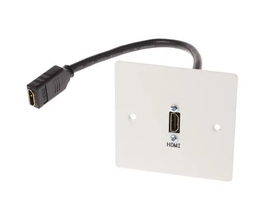 63-7656-91 Single Gang 1 Way Female HDMI Faceplate 1GEIHDMI