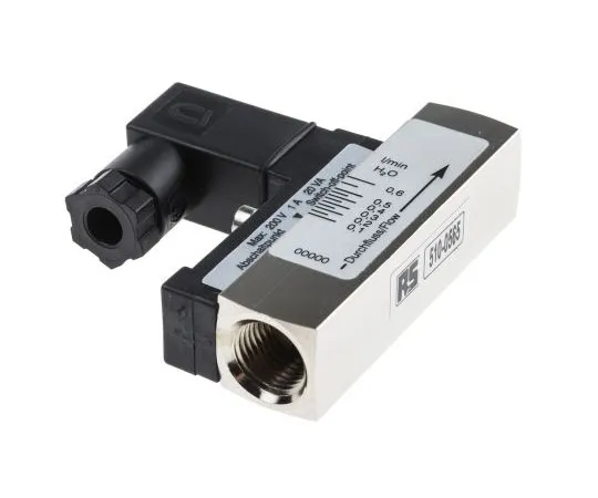 63-7598-82 RS PRO Piston Inline Flow Switch, 0.1 L/min → 0.6 L/min 510-0565