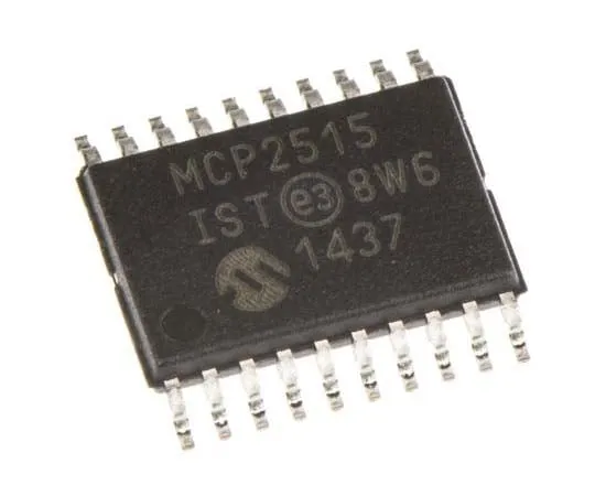 63-7706-76 Microchip MCP2515-I/ST, CAN Controller 1Mbit/s CAN 2.0B, 20-Pin TSSOP MCP2515-I/ST