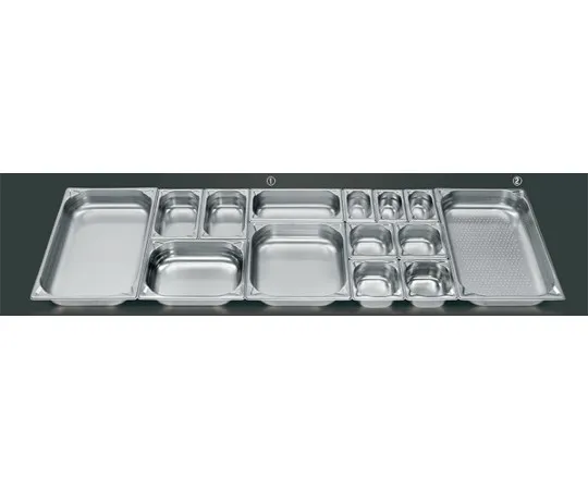 63-7111-98 ProChef 18-8 GN Pan Reinforcement with Overlap Prevention 2/1 40 mm 3566501