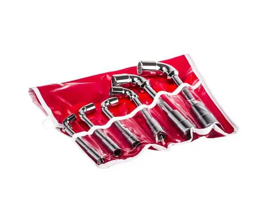 63-7551-55 RS Pro 6 Piece Chrome Vanadium Steel Tubular Box Spanner Set 449-9864