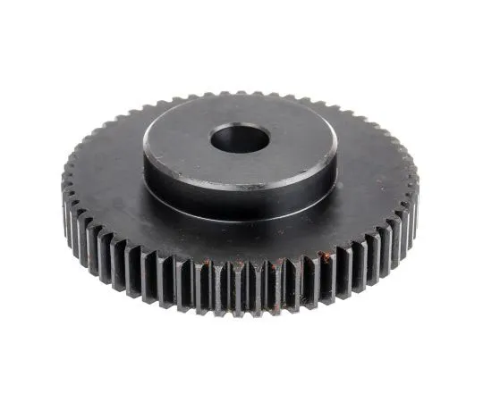 63-7607-10 RS PRO Steel 60 Teeth Spur Gear, 90mm Pitch Diam. , 50mm Hub Diam. , 15mm Bore Diam. 521-6525