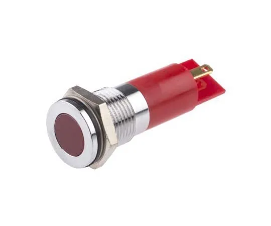 63-7718-04 RS PRO Red Indicator, 6 → 36 V dc, 14mm Mounting Hole Size, Solder Tab Termination, IP67 703-9030