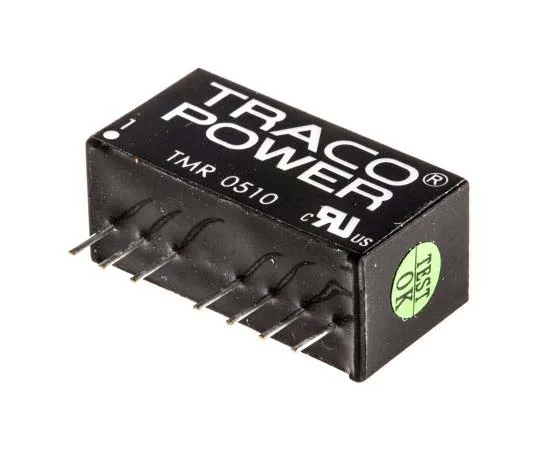 63-7724-35 TRACOPOWER TMR 2 2W Isolated DC-DC Converter Through Hole, Voltage in 4.5 → 9 V dc, Voltage out 3.3V dc TMR 0510