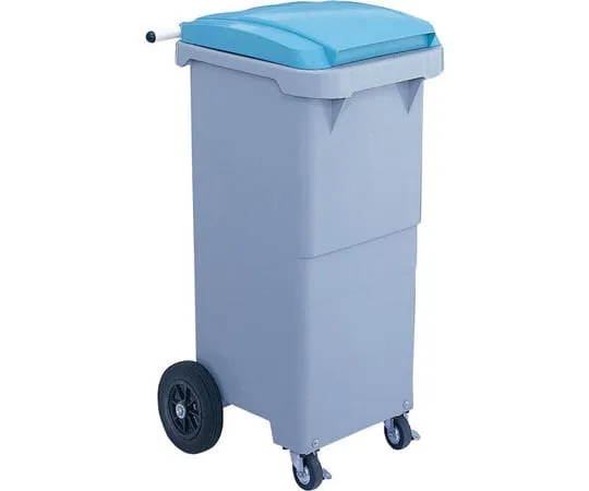 67-8172-59 Recycled Plastic Garbage Box #110 Transportable Blue RCN9B