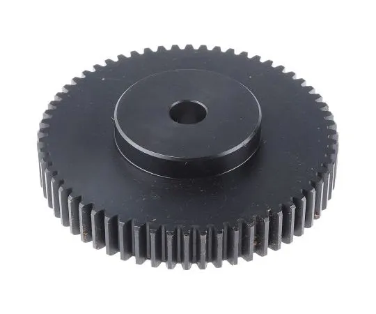 63-7607-22 RS PRO Steel 60 Teeth Spur Gear, 120mm Pitch Diam. , 60mm Hub Diam. , 15mm Bore Diam. 521-6682