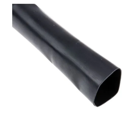63-7652-19 TE Connectivity Black No Heat Shrink Tubing 12.7mm Sleeve Dia. x 6m Length, RW-200 Series 2:1 Ratio RW-200-E-1/2-0
