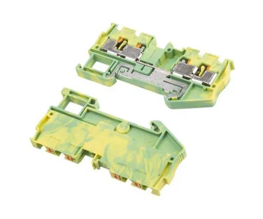 63-7729-33 Phoenix Contact 4 Way PT 4-QUATTRO-PE Earth Terminal Block, Push In 24 → 10 AWG 3211809