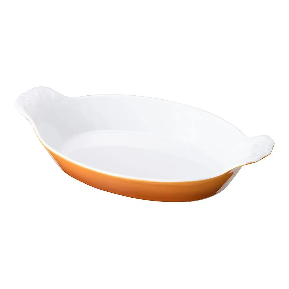 62-6822-15 Schoenbald Oval Gratin Dish Tea (With Hand) 0298-21B