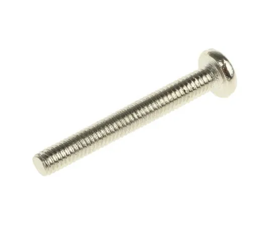 63-7574-11 RS PRO, M2.5 Pan Head, 20mm Brass Slot Nickel Plated0.45 482-8492