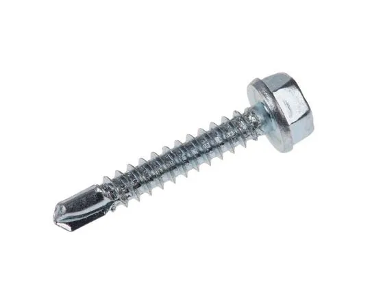 63-7627-69 RS PRO Bright Zinc Plated Steel Self Drilling Screw M4.2 x 1in Long x 25mm Long 546-5828
