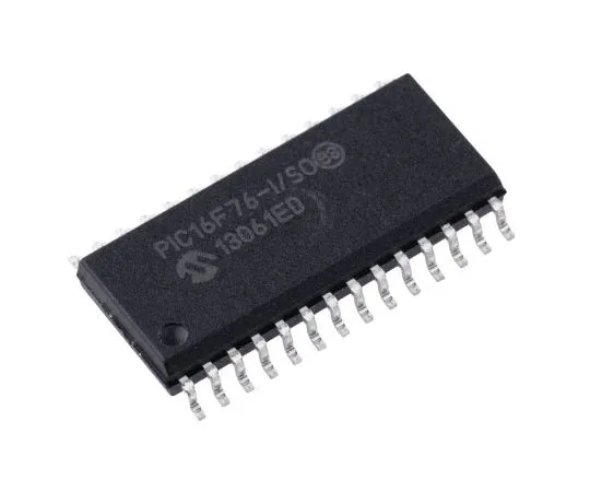 63-7563-34 Microchip PIC16F76-I/SO, 8bit PIC Microcontroller, 20MHz, 8K Flash, 28-Pin SOIC PIC16F76-I/SO