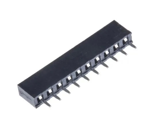 63-7629-98 HARWIN 2mm Pitch 10 Way 1 Row Straight PCB Socket, Through Hole, Solder Termination M22-7131042