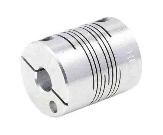 63-7571-04 Ruland Aluminium Flexible Beam Coupling, PCMR19-6-5-A, Bore A 6mm Bore B 5mm Clamp PCMR19-6-5-A