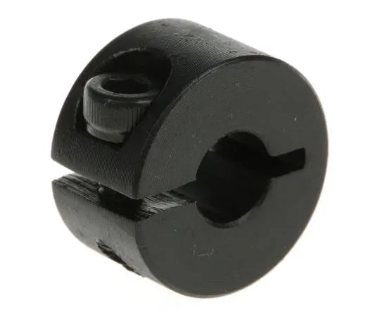 63-7699-11 Huco Collar One Piece Clamp Screw, Bore 6mm, OD 16mm, W 9mm, Steel 46101006