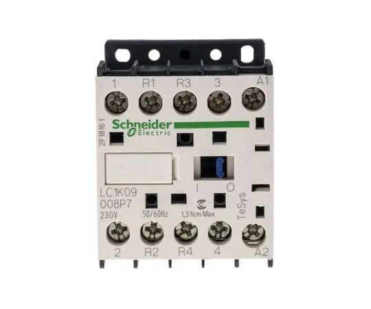 63-7631-35 Schneider Electric 4 Pole Contactor, 9 A, 230 V ac Coil, TeSys K, 2NO/2NC LC1K09008P7