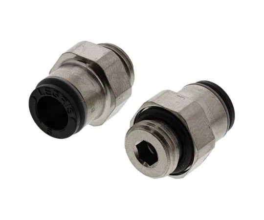 63-7584-57 Legris Pneumatic Straight Threaded-to-Tube Adapter, M10 x 1 Male, Push In 6 mm 3101 06 60