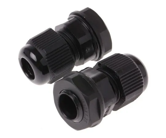 63-7667-95 RS M12 Cable Gland With Locknut, Nylon, IP68 669-4658