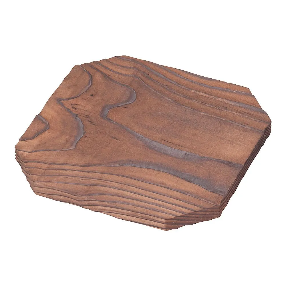 62-6792-93 Yakesugi octagon board 13 cm