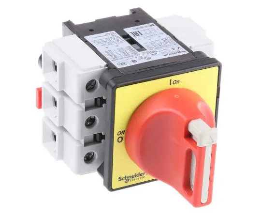 63-7633-55 3 Pole Panel Mount Non F***d Isolator Switch, 80 A, 37 W, IP20, IP65 VCF4