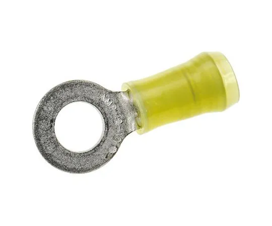63-7681-53 TE Connectivity PIDG Series Insulated Crimp Ring Terminal, M6 Stud Size, 2.7mm² to 6.6mm² Wire Size, Yellow 165034