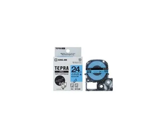 63-1564-49 Tepla PRO tape in blue with black letters 24 mm SCY24B