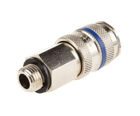63-7662-83 RS PRO Pneumatic Quick Connect Coupling Brass, Steel 1/4 in Threaded 667-1932