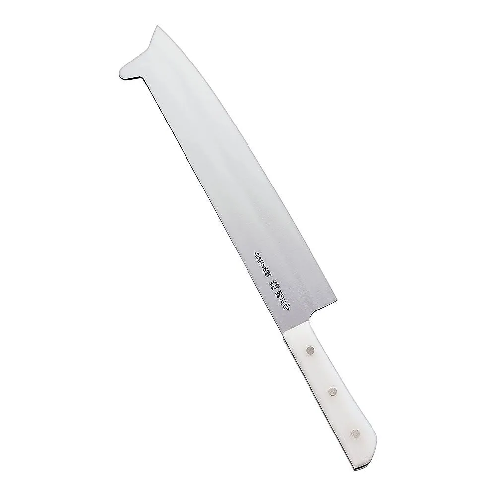 63-5692-90 MINAMOTO no Masamori Square Frozen Knife Resin Handle (Shirogane Yasugi Steel) 30 cm ALI4701