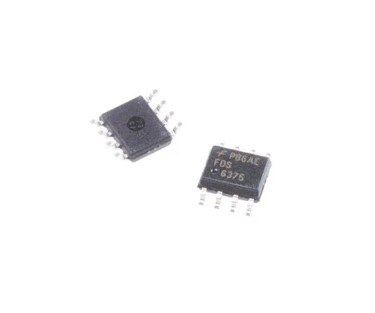 63-7669-75 FDS6375 P-Channel MOSFET, 8 A, 20 V PowerTrench, 8-Pin SOIC ON Semiconductor FDS6375