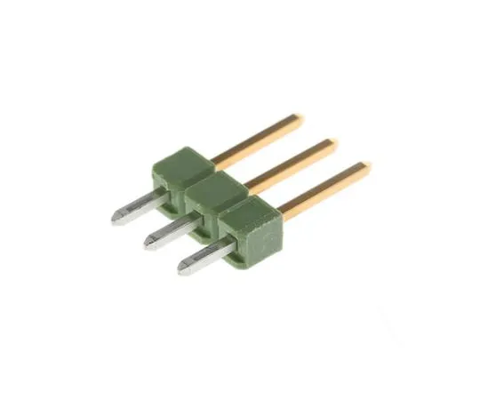 63-7668-10 TE Connectivity AMPMODU MOD II, 3 Way, 1 Row, Straight Pin Header 826629-3