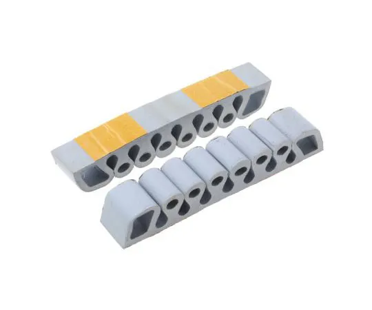 63-7554-57 RS PRO Grey Self Adhesive Cable Retainer, 7 Apertures, 25 x 150mm 454-7676